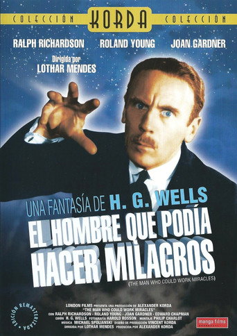 Póster de The Man Who Could Work Miracles