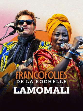 Póster de Lamomali avec -M- aux Francofolies de La Rochelle