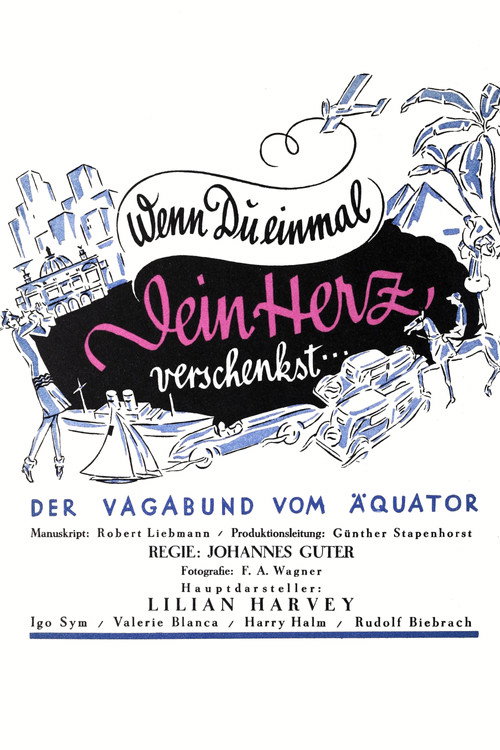 Póster de Wenn du einmal dein Herz verschenkst