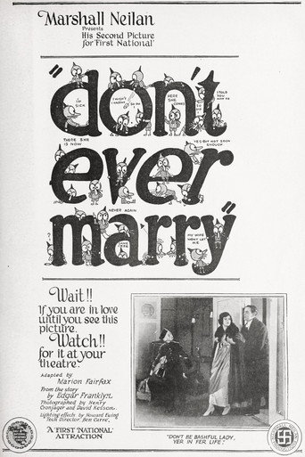 Póster de Don't Ever Marry
