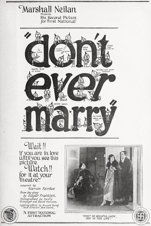 Póster de Don't Ever Marry