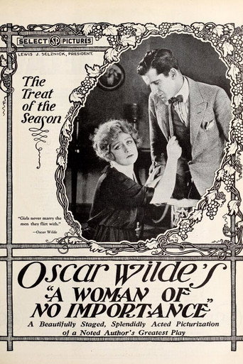 Póster de A Woman of No Importance