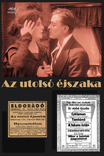 Póster de Az utolsó éjszaka
