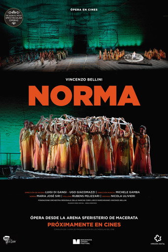 Póster de Norma (Sferisterio Opera Festival)