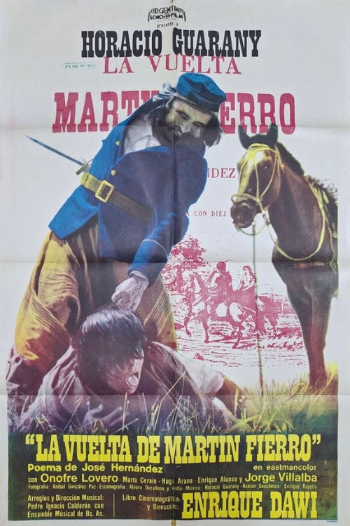 Póster de La vuelta de Martín Fierro
