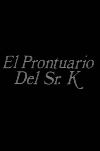 Póster de El prontuario del señor K