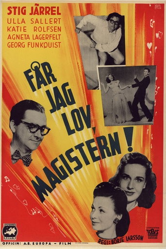 Póster de Får jag lov, magistern!