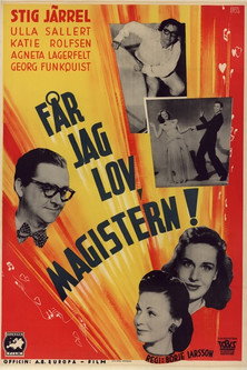 Póster de Får jag lov, magistern!