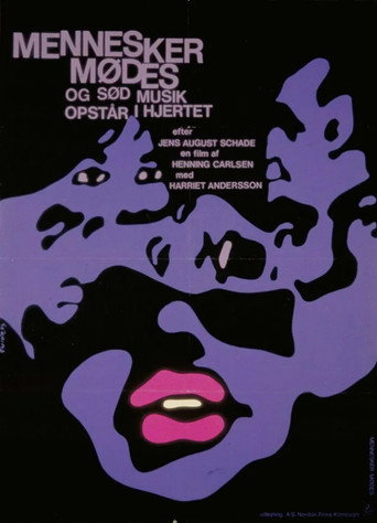 Póster de Mennesker mødes og sød musik opstår i hjertet