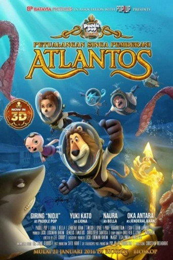 Póster de Petualangan Singa Pemberani Atlantos
