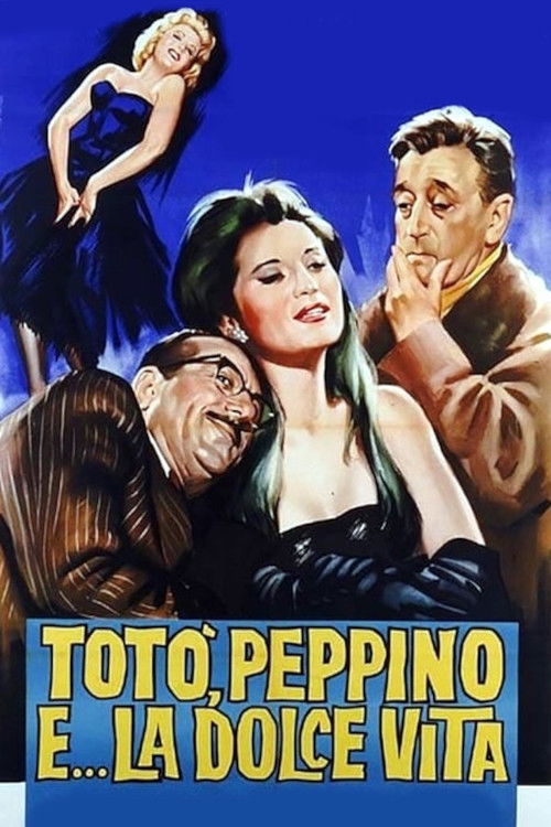 Póster de Totò, Peppino e la dolce vita