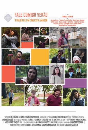 Póster de Fale Comigo Verão: O diário de um cineasta amador