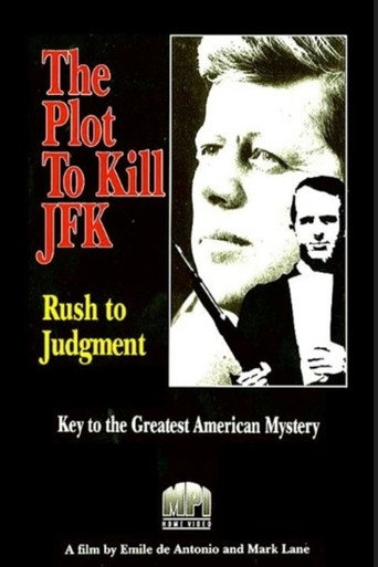 Póster de Rush to Judgment