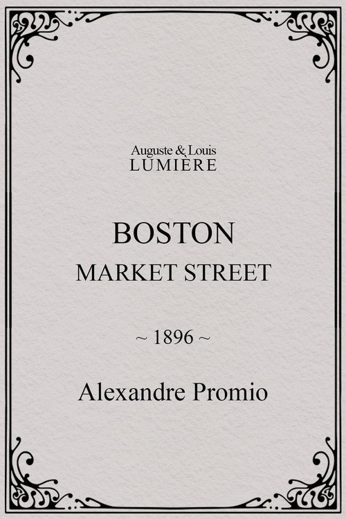 Póster de Boston, Market street