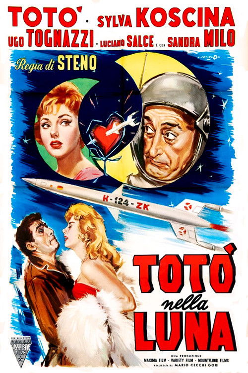 Póster de Totò nella Luna
