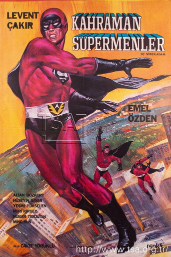 Póster de Çılgın Kız ve Üç Süper Adam