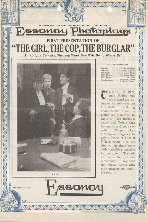Póster de The Girl, the Cop, the Burglar