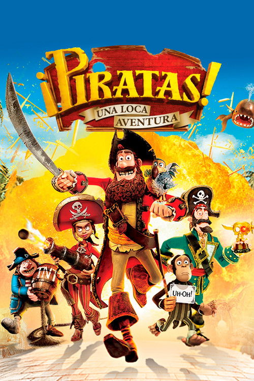 Póster de ¡Piratas! Una loca aventura