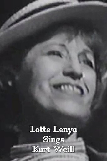 Póster de Lotte Lenya Sings Kurt Weill