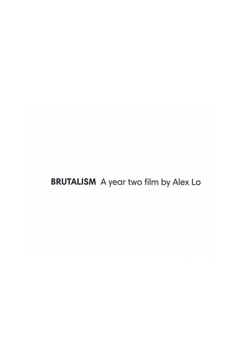 Póster de BRUTALISM