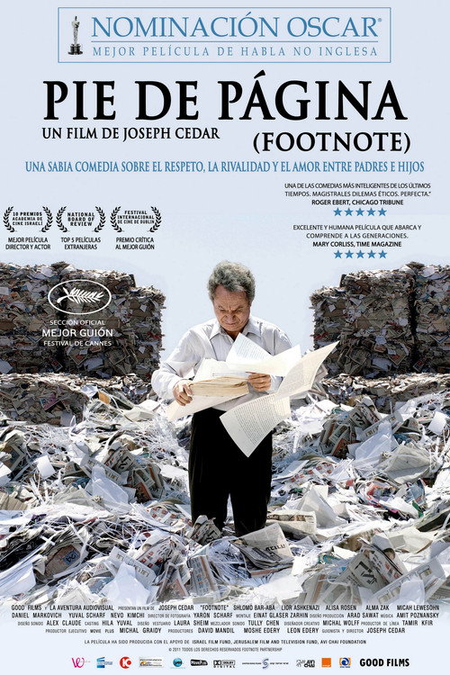 Póster de הערת שוליים