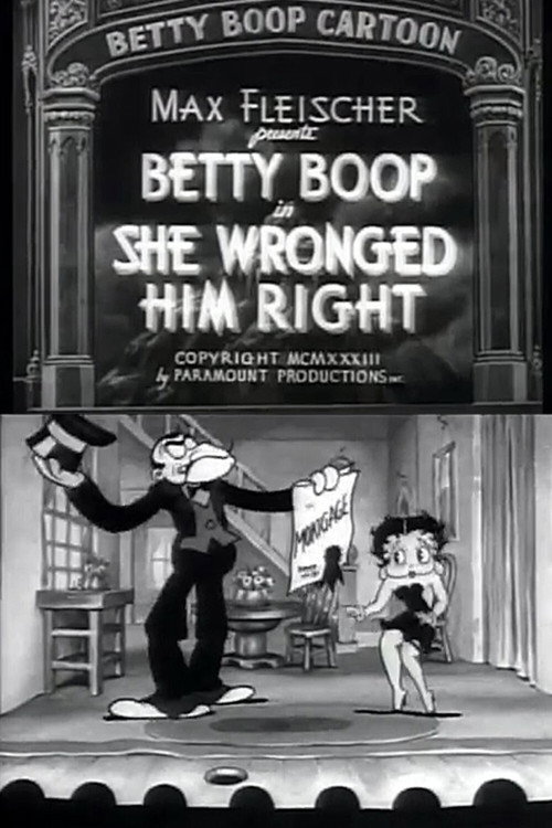 Póster de She Wronged Him Right