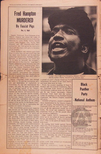 Póster de Death of a Black Panther: Fred Hampton