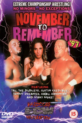 Póster de ECW November to Remember 1997