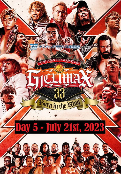 Póster de NJPW G1 Climax 33: Day 5