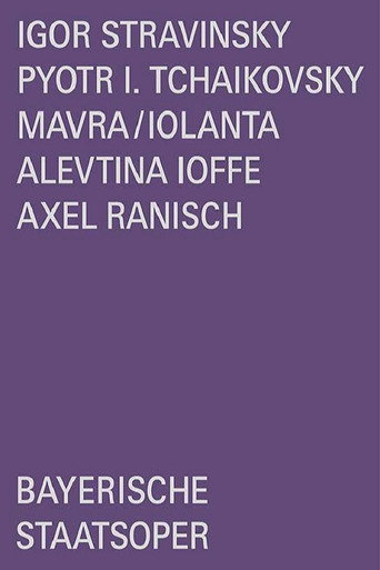 Póster de Stravinsky/Tchaikovsky: Mavra/Iolanta