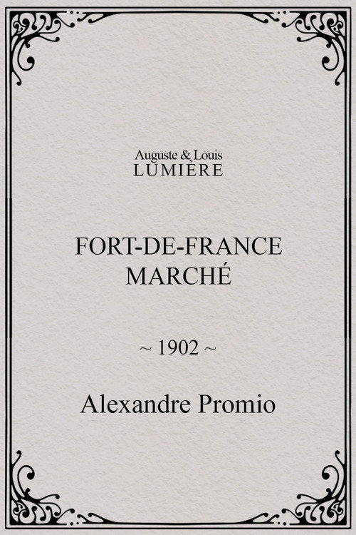 Póster de Fort-de-France : marché