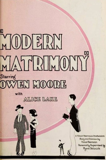 Póster de Modern Matrimony