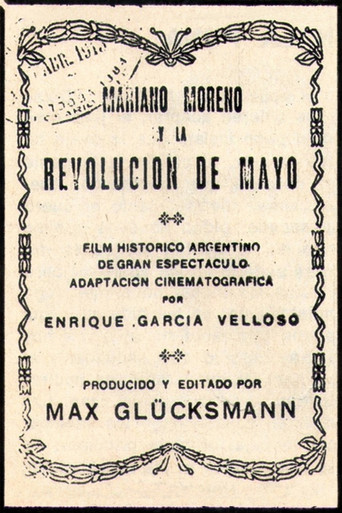 Póster de Mariano Moreno y la Revolución de Mayo