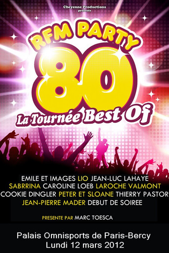 Póster de RFM Party 80 La tournée Best of à Bercy