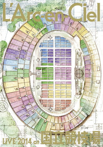 Póster de L'Arc~en~Ciel LIVE 2014 at 国立競技場
