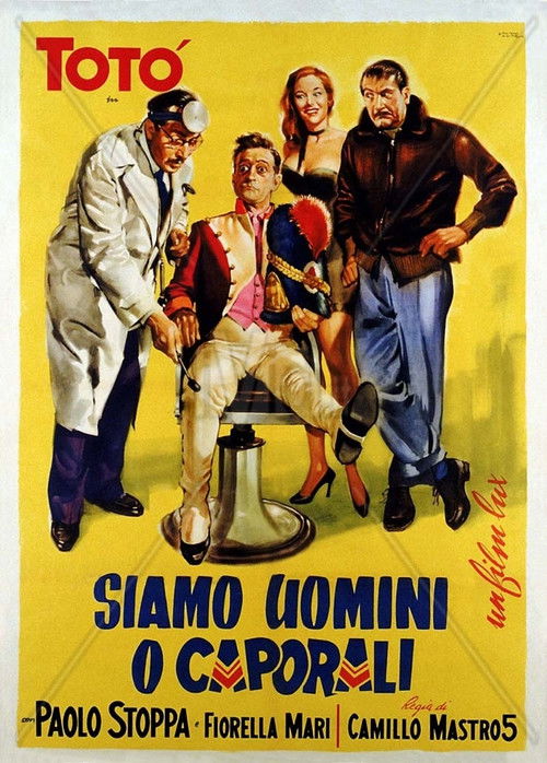 Póster de Siamo uomini o caporali