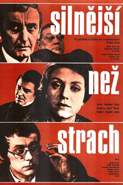 Póster de Silnější než strach