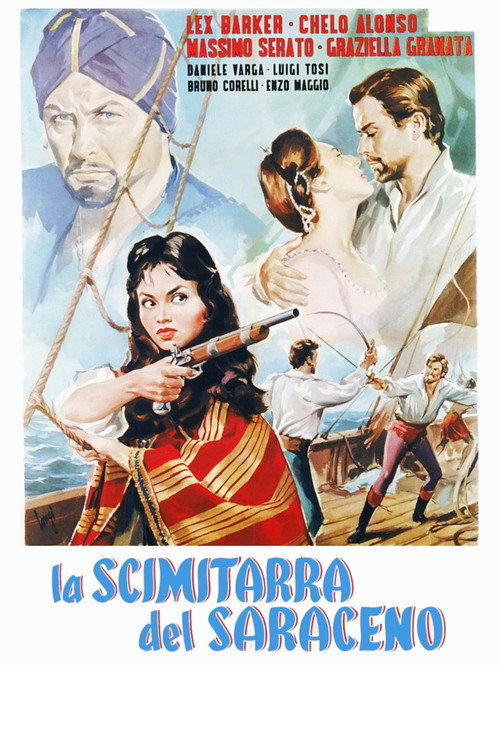 Póster de La scimitarra del Saraceno