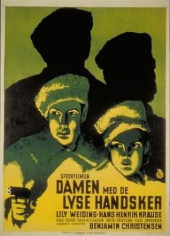 Póster de Damen med de lyse handsker