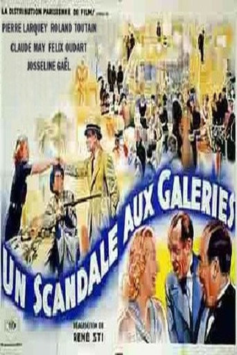 Póster de Un scandale aux Galeries