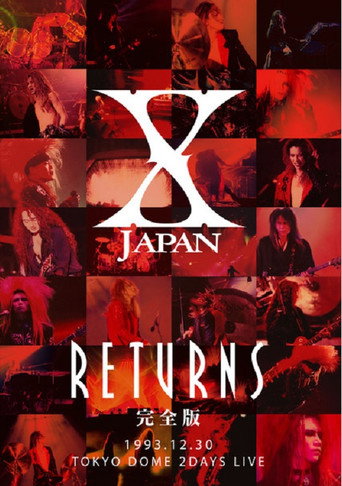 Póster de X JAPAN RETURNS 1993.12.30 Tokyo Dome 2 Days Live