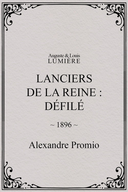Póster de Lanciers de la reine : défilé