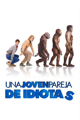 Póster de Una joven pareja de idiotas