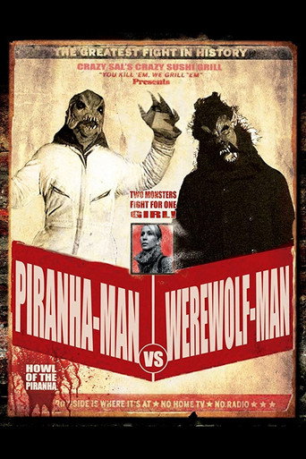 Póster de Piranha-Man Versus WereWolf-Man: Howl of the Piranha