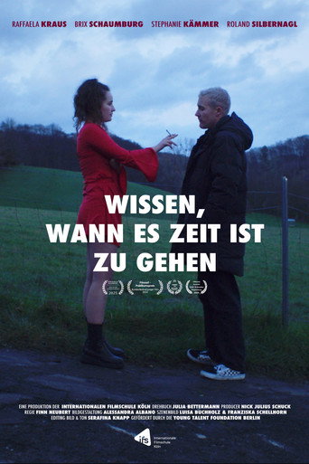 Póster de Wissen, wann es Zeit ist zu gehen