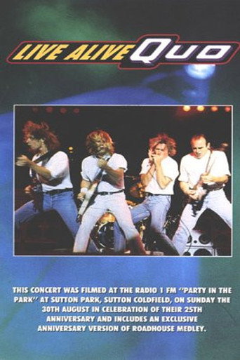 Póster de Status Quo – Live Alive Quo