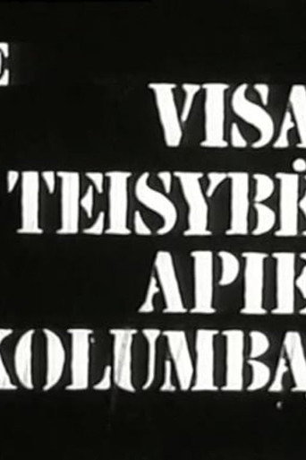 Póster de Visa teisybė apie Kolumbą