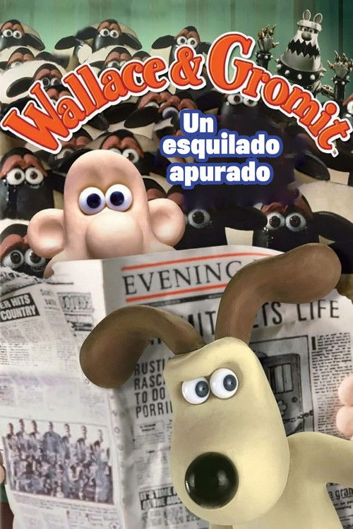 Póster de Wallace & Gromit: Una Afeitada al Ras