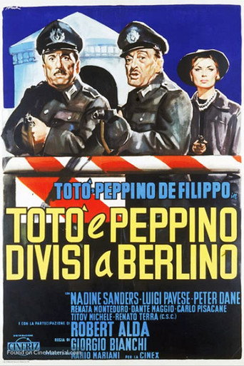 Póster de Totò e Peppino divisi a Berlino