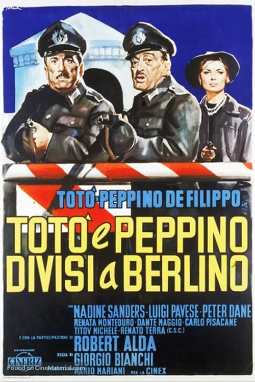 Póster de Totò e Peppino divisi a Berlino